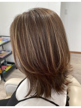 ライフ(Life.) ハイライト×グレージュ