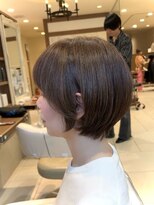 アッシュ 大泉学園店(Ash) 【白髪ぼかしハイライト】ベージュショートボブ