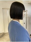 ぷっつりラインのbob cut /吉祥寺