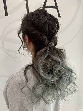 タクミフォーヘアー(TAKUMI for hair) バレイヤージュアレンジヘア