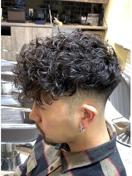グルーマーズトウキョウ 渋谷店(GROOMER/S TOKYO) スペインカール　【ハードパーマ　ツイストスパイラル】バーバー