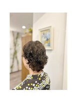 ロフ ヘアー アンド エステ(rof Hair&Esthe) デジタルパーマとヘアカラー同時施術