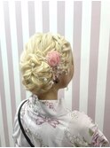 ガーリースタイル/心斎橋/ヘアメ/セットサロン