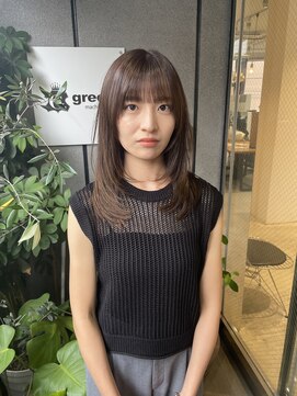 グリーン 町田(green) 【ミディアム】ナチュラルレイヤースタイル2