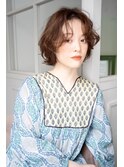 Sカールのくしゃっと軽やかボブパーマ・・・HINATA