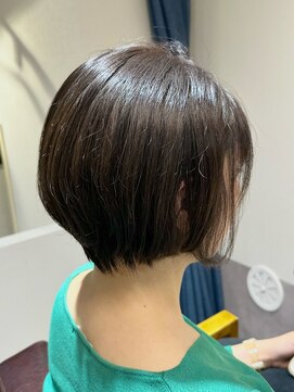 アントワープトーキョー(antwerp TOKYO) ★40代50代丸みショートカット髪質改善カラー根元パーマ