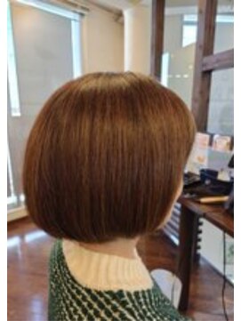 ツヤイロ 島田店 40代50代ショートボブウルフカットミディアムレイヤー小顔