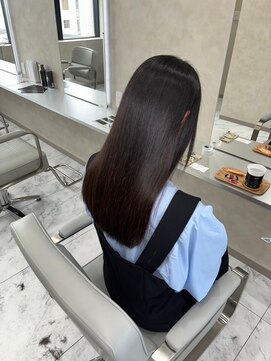 キング 枚方店(K!ng) 縮毛矯正髪質改善ハイライトレイヤーカット枚方美容室エクステ
