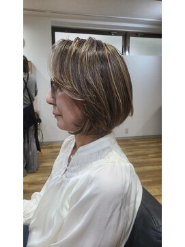 エアーベリー(AIR BERRY) ショートボブスペシャルハイライト【40代】【50代】【60代】