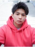 爽やかアップバングショート