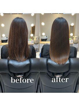 ツヤと髪 クリム(crim) 髪質改善ヘアエステ ロング 白髪染め 30代、40代、20代