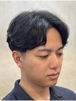 ドルクス 上野店(Dorcus)&nbsp;センターパート（ワンカール/ニュアンスパーマ）