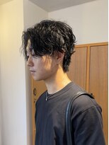メゾン(Maison) センターパートシャドウパーマ/メンズパーマ/韓国ヘア/名古屋/栄