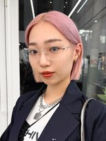 ニトバイアンキシム(nit by ahnkism)&nbsp;韓国ボブミルクティーベージュケアブリーチ堀江