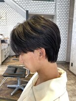 ステレオ ヘアデザイン 安城店(STEREO HAIR DESIGN)&nbsp;刈り上げない×センターパート［9月］