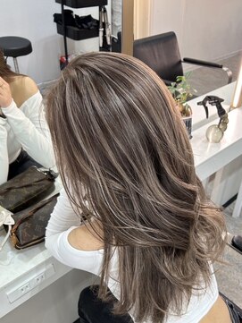 ブレンド 渋谷(BLend) ハイライトカラーくびれヘアミディアム