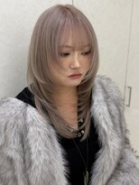 アイトーキョーエス 渋谷(AI TOKYO S)&nbsp;レイヤーカットハッシュカットハイレイヤー韓国ヘアくびれヘア