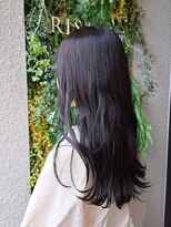 リサプラン(RISA plan)&nbsp;ウル艶ロング×ダークオリーブグレー《西新店》