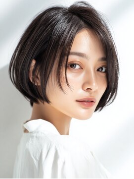 アンサ 小倉店(ANSA) ツヤ感ナチュラルボブ｜美髪見えスタイル