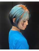 ヌル 原宿店(Null)&nbsp;オーダーメイド/ケアブリーチカラー/セクションカラー/姫ウルフ