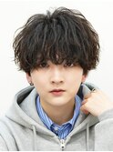 ツイストスパイラルシャドウパーマサーフカールフェザーパーマ