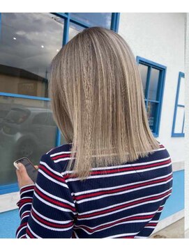 ヘアーメイク コラソン(hair make corazon) 似合わせカットメルティカラー着物フェミニンロング