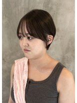 ヘルベチカ・ヘア(Helvetica hair)&nbsp;ショートカット/丸みショート/シースルーバング/顔周りカット