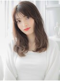 外国人風シースルーバング抜け感ドライパーマc8上尾20代30代40代