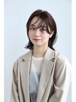 エクリ シセイドウ 麻布十番店(equri×SHISEIDO)&nbsp;【麻布十番】大人の外ハネミディアムヘア