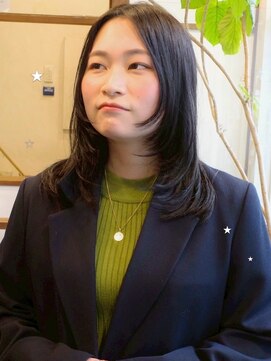 モク 大阪梅田店(MOK) 【顔まわりざくざく】レイヤーセミロング