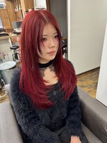 ブレーメン(BREMEN) レイヤーカット/レッド/ワインレッド/下関