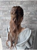 hairset × ハーフアップ