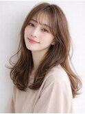 韓国ヘア ベージュカラー 20代 髪質改善 透明感カラー