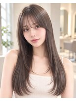 エンター 天神店(ENTER) 髪質改善ストレート×暗髪グレージュ