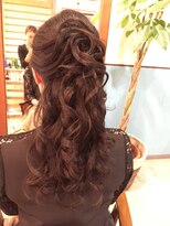 ロカット サロン(Roquat Salon)&nbsp;セットスタイルハーフアップアレンジ【ヘアセット 浴衣　立川】