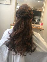 エトワール(etoile) エトワール☆二次会 パーティ ハーフアップ ヘアアレンジ