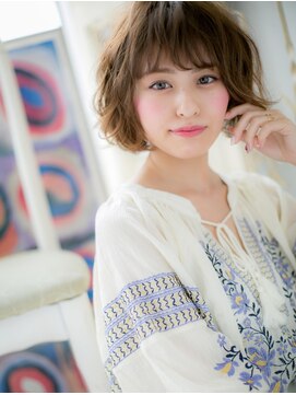 モッズ ヘア 福岡姪浜店(mod's hair) *mod's姪浜*…羽のような☆ふわくしゅボブc