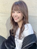 アイティー バイ アルバム 中野店(IT by ALBUM) ラフウェーブ_ハイライトカラーセミウェットウェーブ_27358