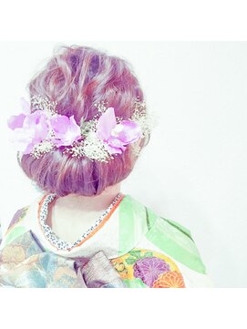 ブラウ ネイル パーティー(Blau Nail Party) 振袖hair