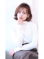 オーロ 武庫之荘店(ORO)&nbsp;シースルーバングでこなれ外ハネボブ