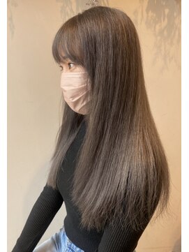 シャンプーボーイ セントラル 博多(SHAMPOO BOY central) 透け感グレージュ