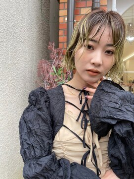 エミィ(emme) 【emme×高橋】デザインカラー×ボブ