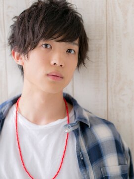 モッズヘア メン 上尾東口店(mod's hair men) ≪mod's men≫黒髪でキマルこなれ感！くせ毛短髪パーママッシュM