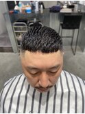 バーバー 刈り上げショート/アップバング/フェードカット