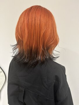 フラワーズペタルバイスミカ(Flowers petal by sumika) オレンジ×エンドカラー