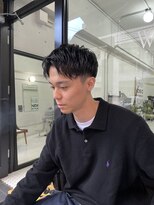 ウェルネス(Wellness)&nbsp;マッシュパーマウルフ波巻きハイライト39