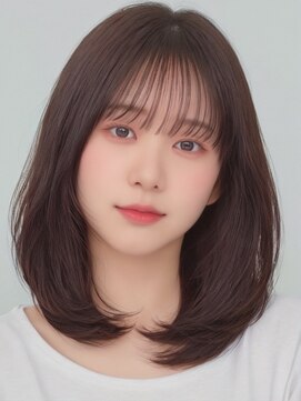 クラン バイ ヘッドライト たまプラーザ店(clan by HEADLIGHT) ウルフボブレイヤー内巻きヘアシースルーバングイメチェン美髪