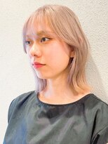 ロンドアンメゾン 原宿(Lond un Maison.)&nbsp;髪質改善/透明感シアカラー+顔周りレイヤーカットセミディ[原宿]