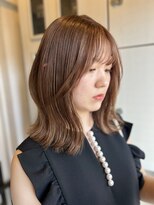 ケセラ(quesera)&nbsp;柔らかウォームベージュと切りっぱロブ【大分/ケセラ】