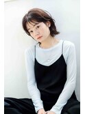 耳かけアレンジがはえるボブ